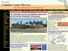 Tablet Screenshot of columbiacountyobserver.com